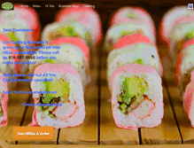 Tablet Screenshot of kimonosushi.com